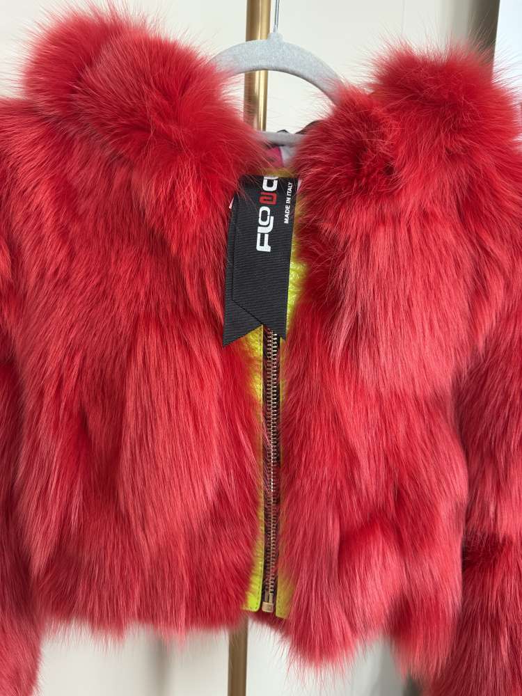 Flo clo kožuch z pravej kožušiny