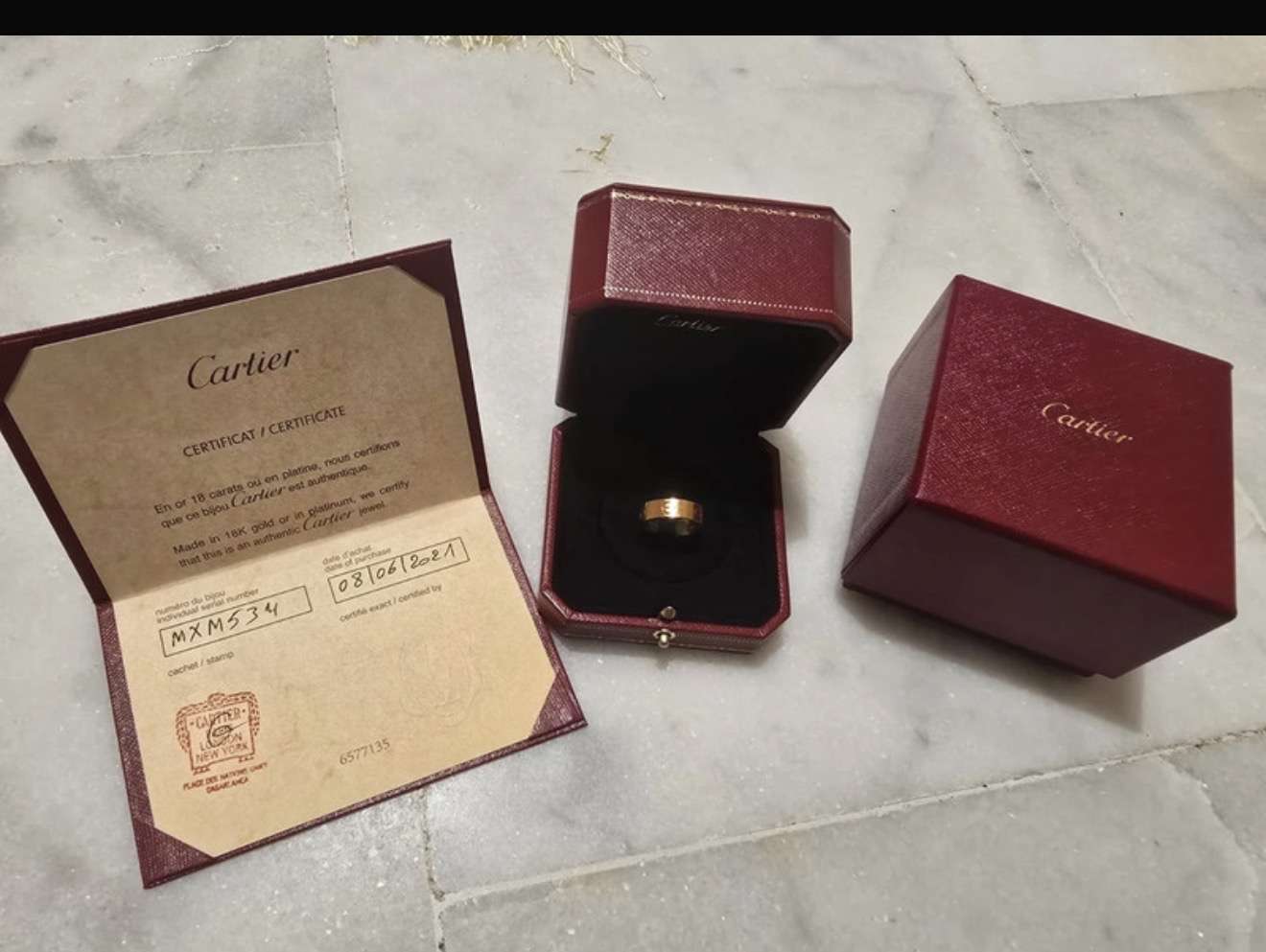 Cartier love prsteň