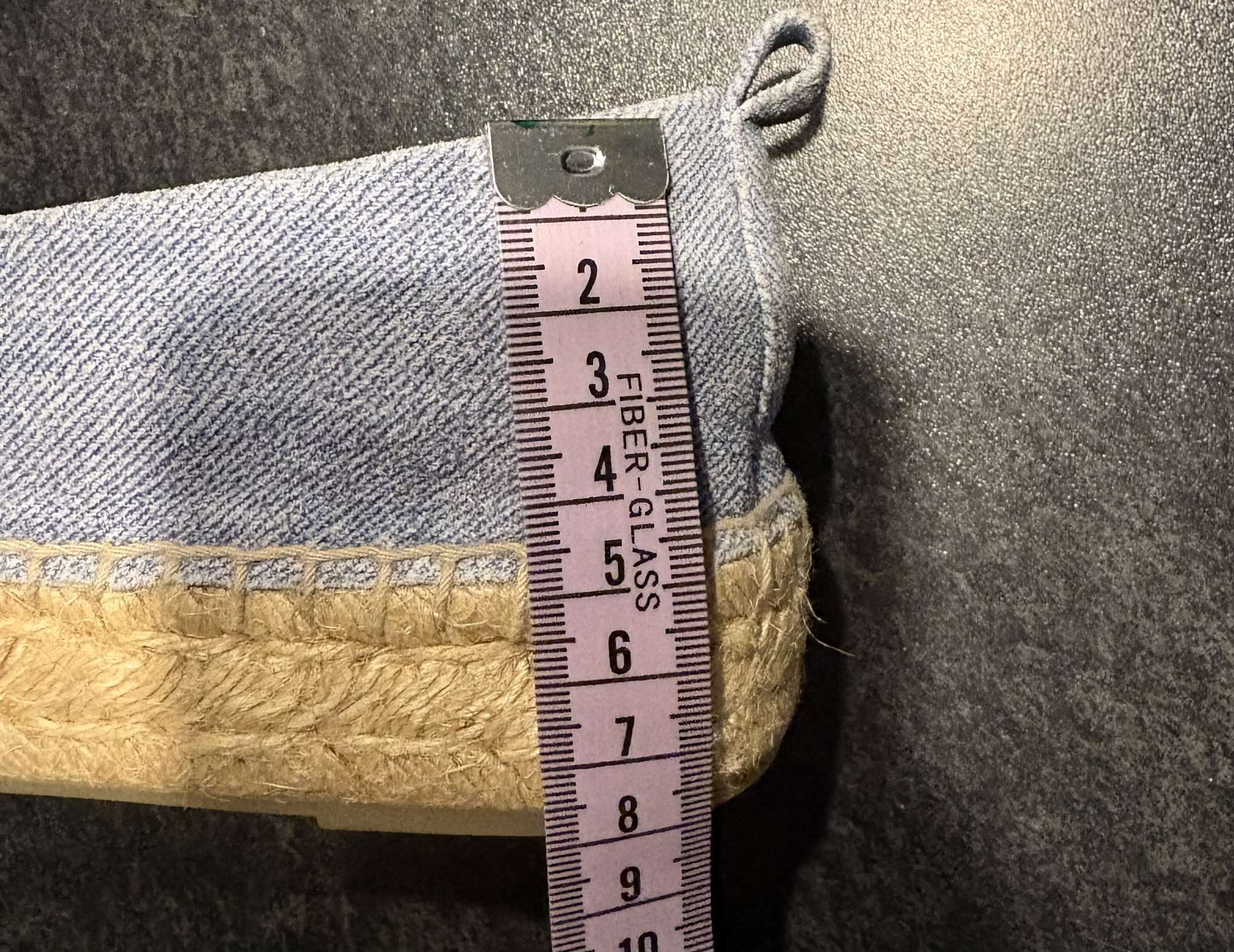 Tory Burch denimové riflové espadrillky, koža