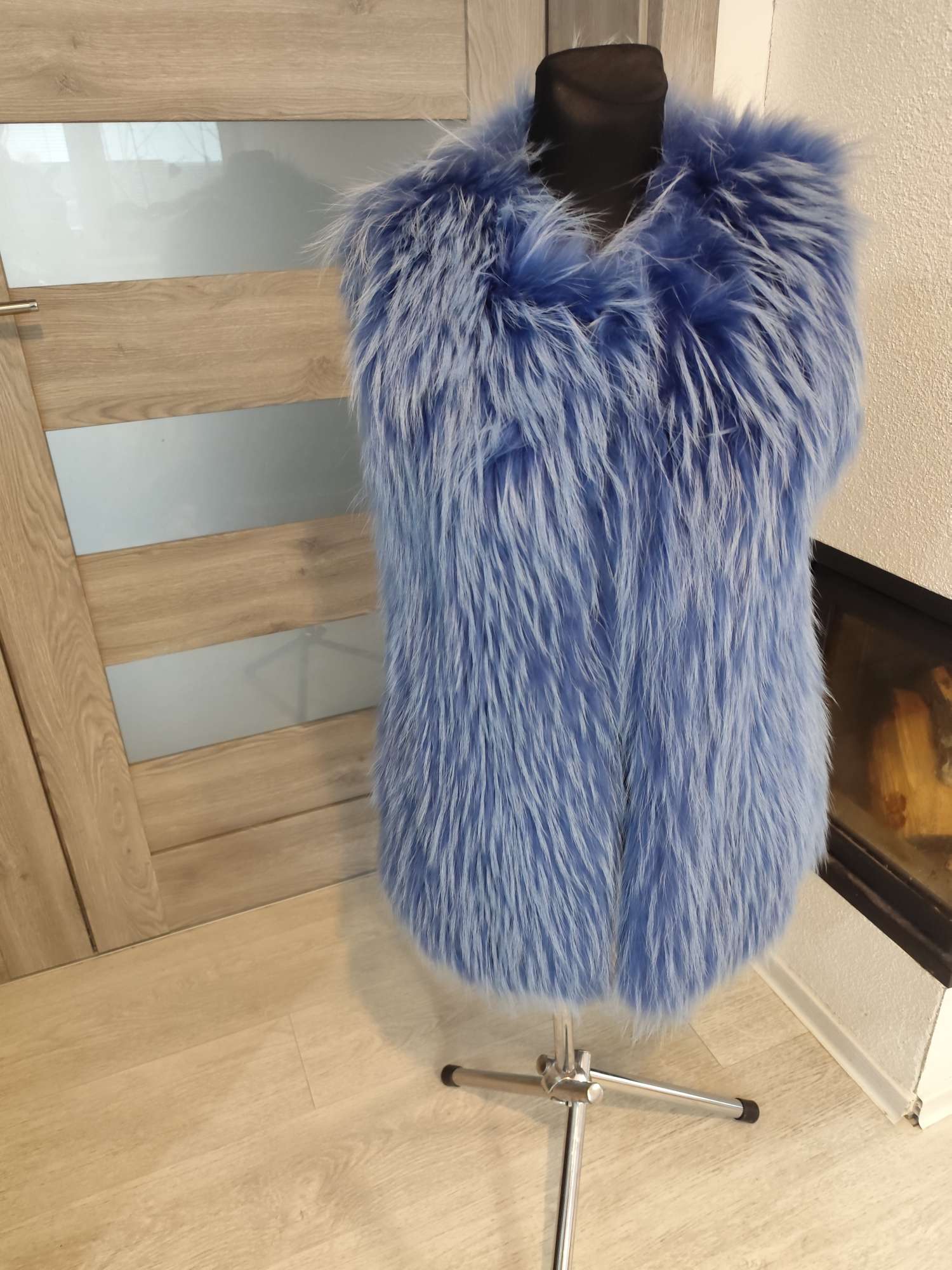 Luxusná kozusinova vesta