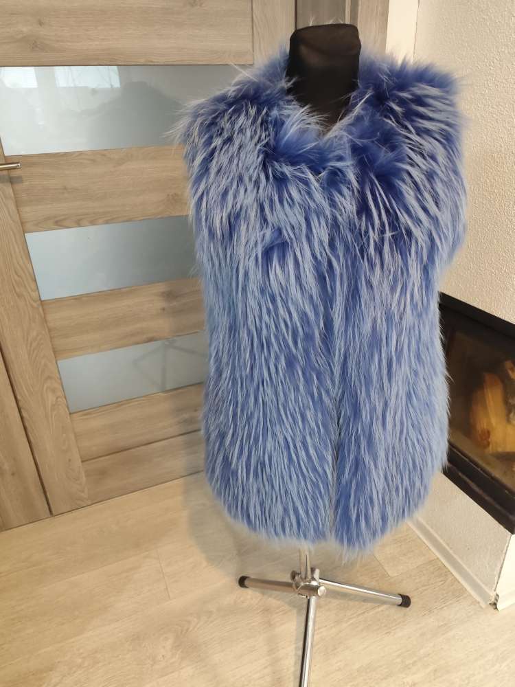 Luxusná kozusinova vesta