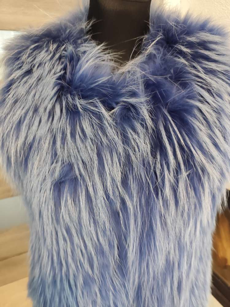 Luxusná kozusinova vesta