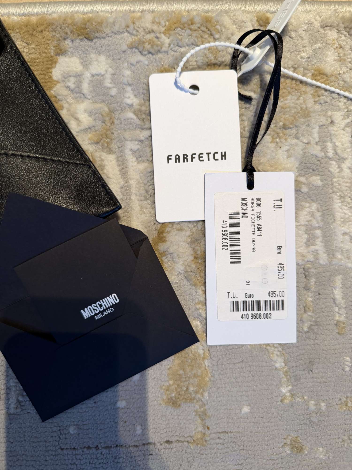 Moschino Teddy Bear Envelope Clutch