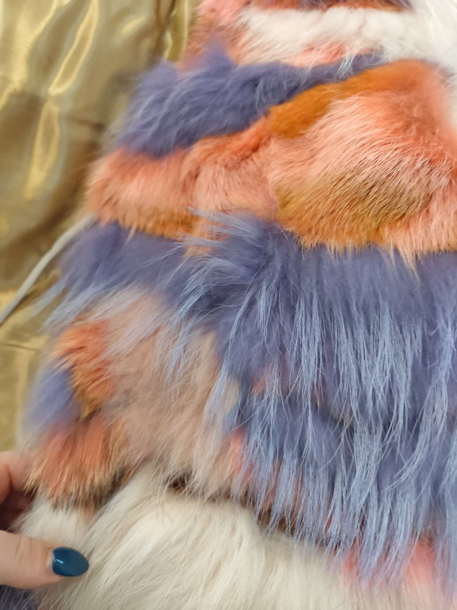 Luxusná kozusinova vesta