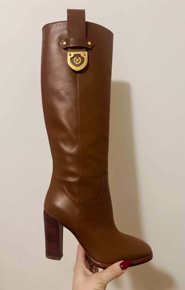 Kožené čižmy Pollini 36