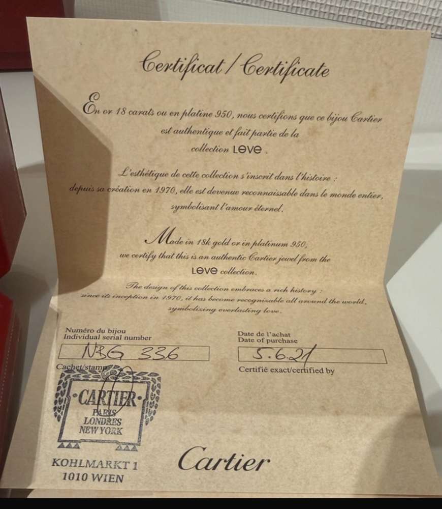 Cartier love prsteň