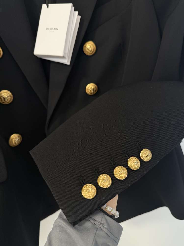 Balmain sako čierne