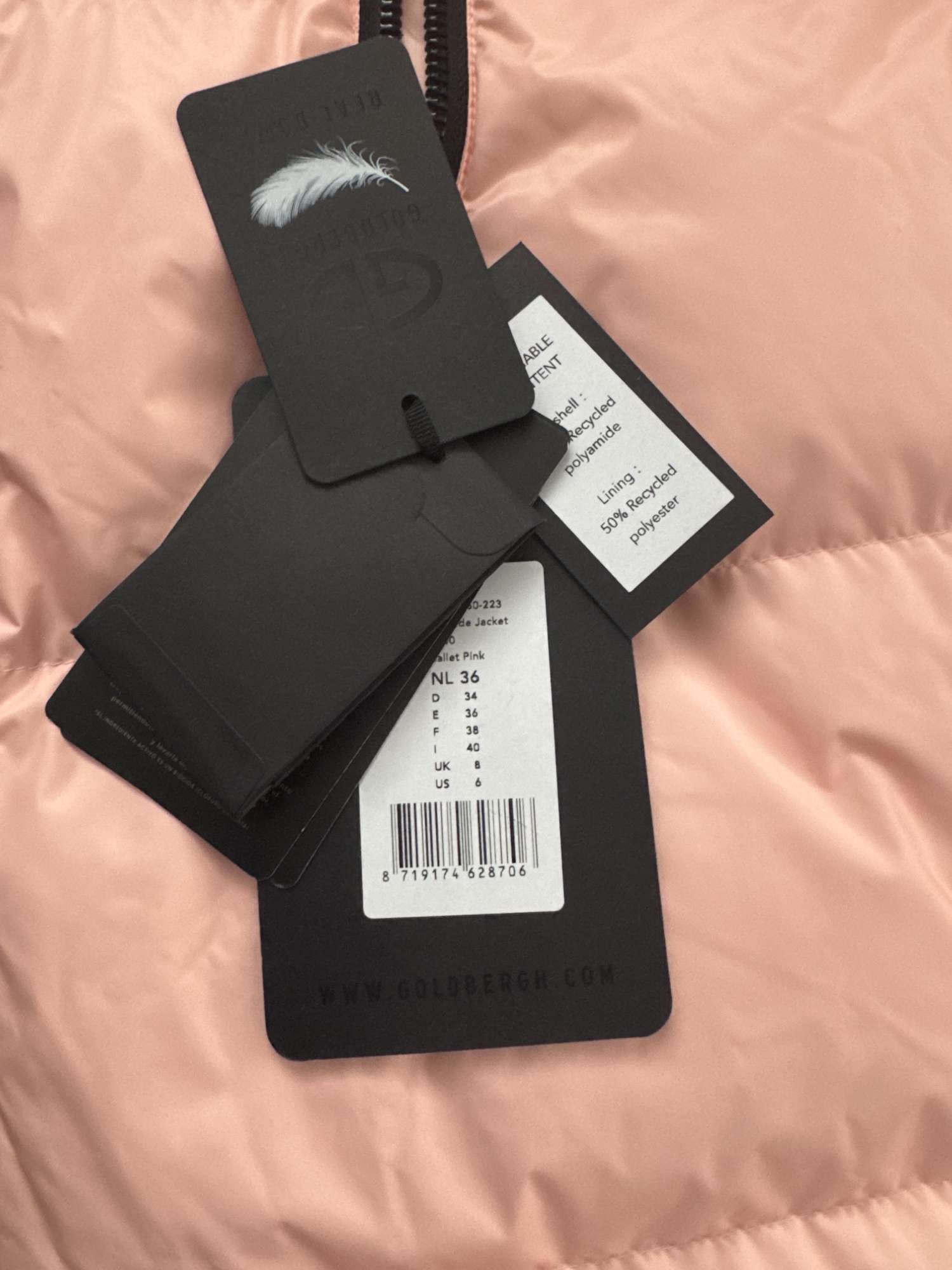 Goldbergh páperový kabát + darček