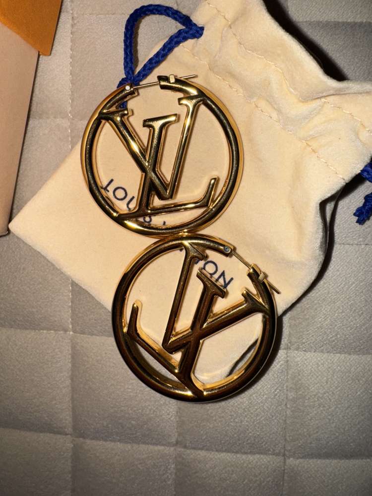 Náušnice kruhy Louis Vuitton
