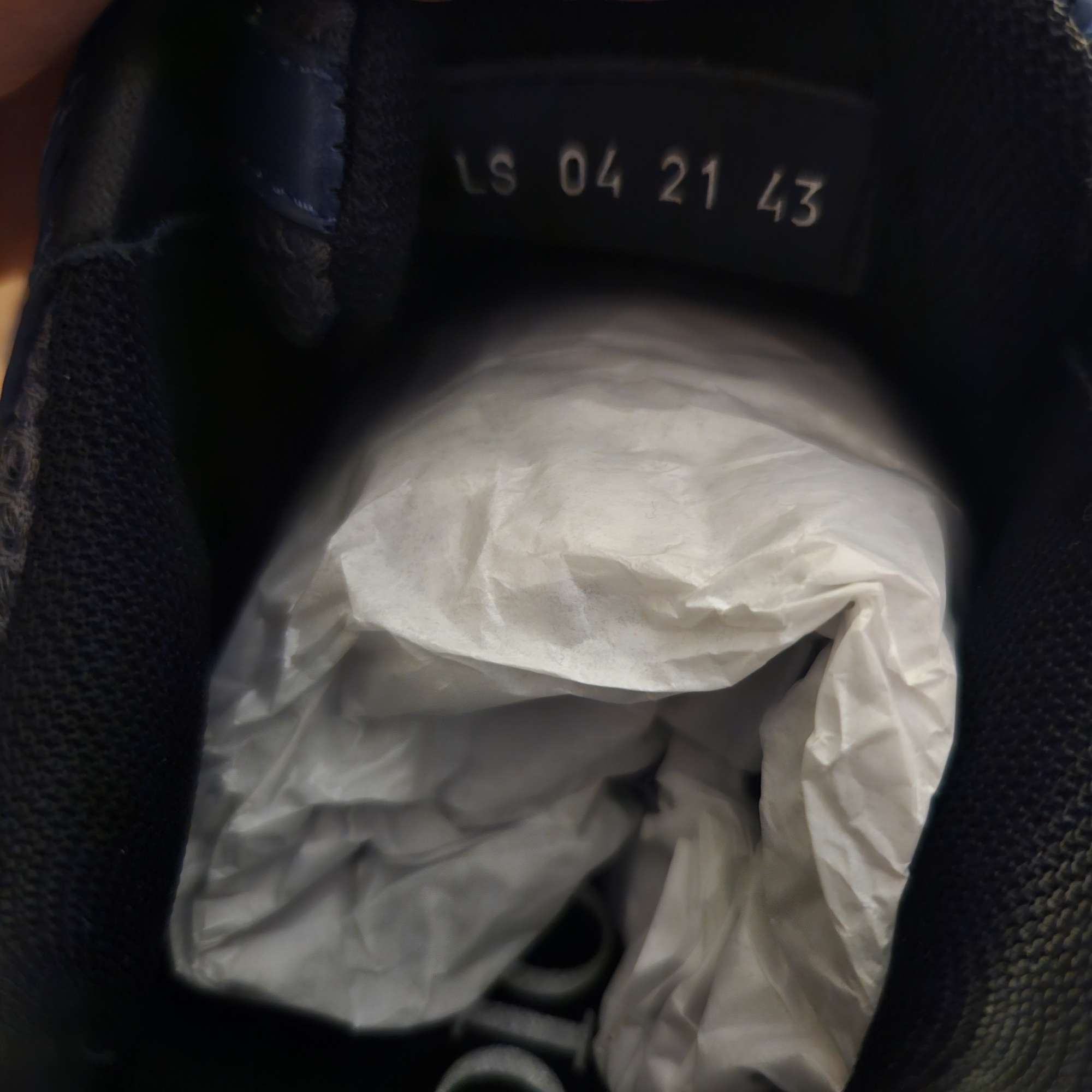 Dior B22 navy blue black sneakers