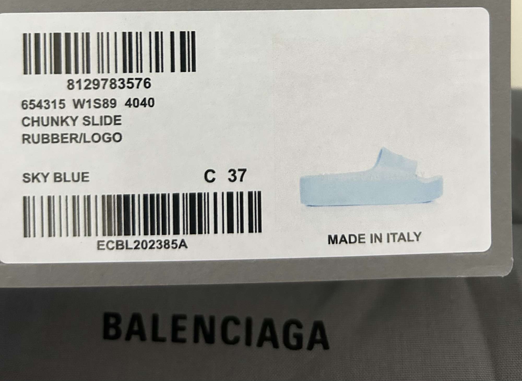 Šľapky na platforme Balenciaga