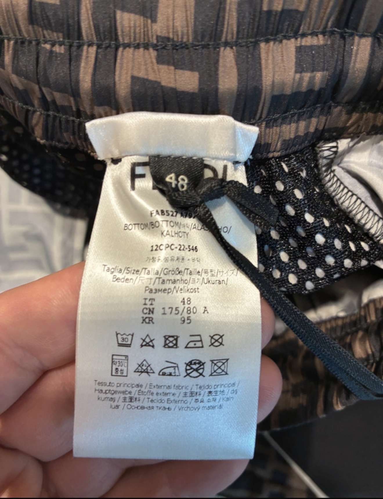 Fendi športové nohavice unisex