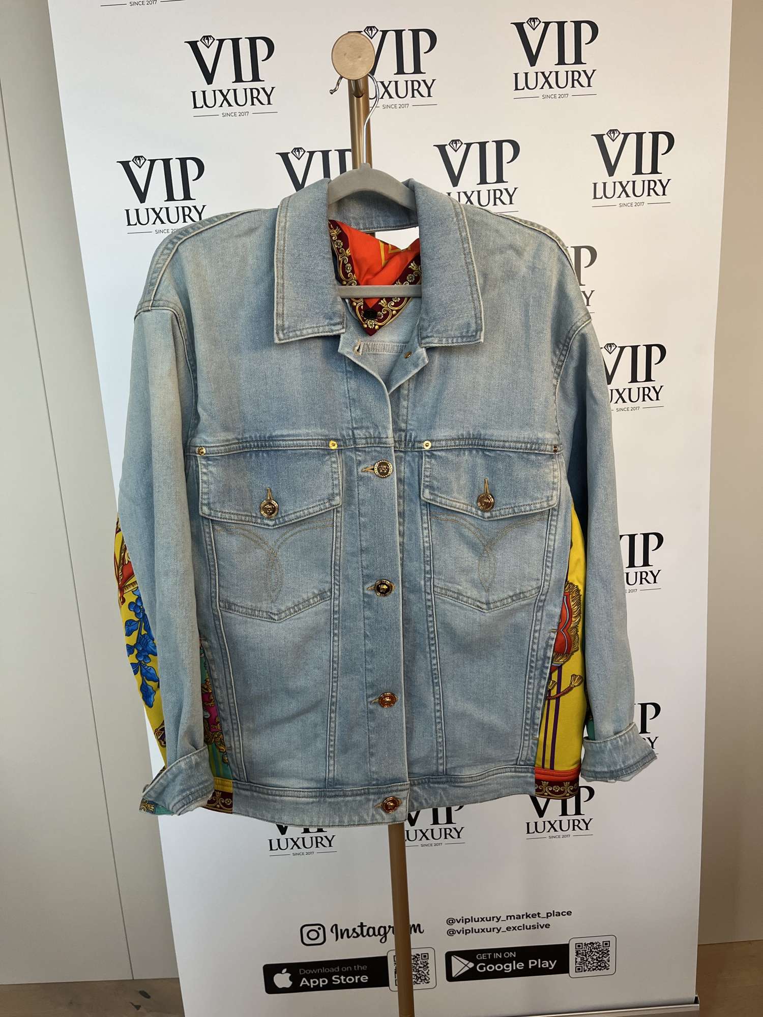 Versace bunda riflová