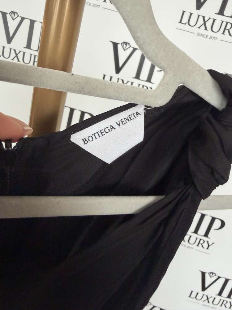 Bottega Veneta šaty čierne