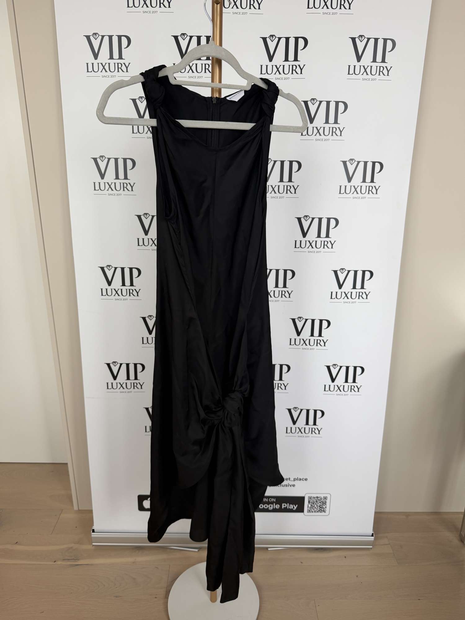 Bottega Veneta šaty čierne