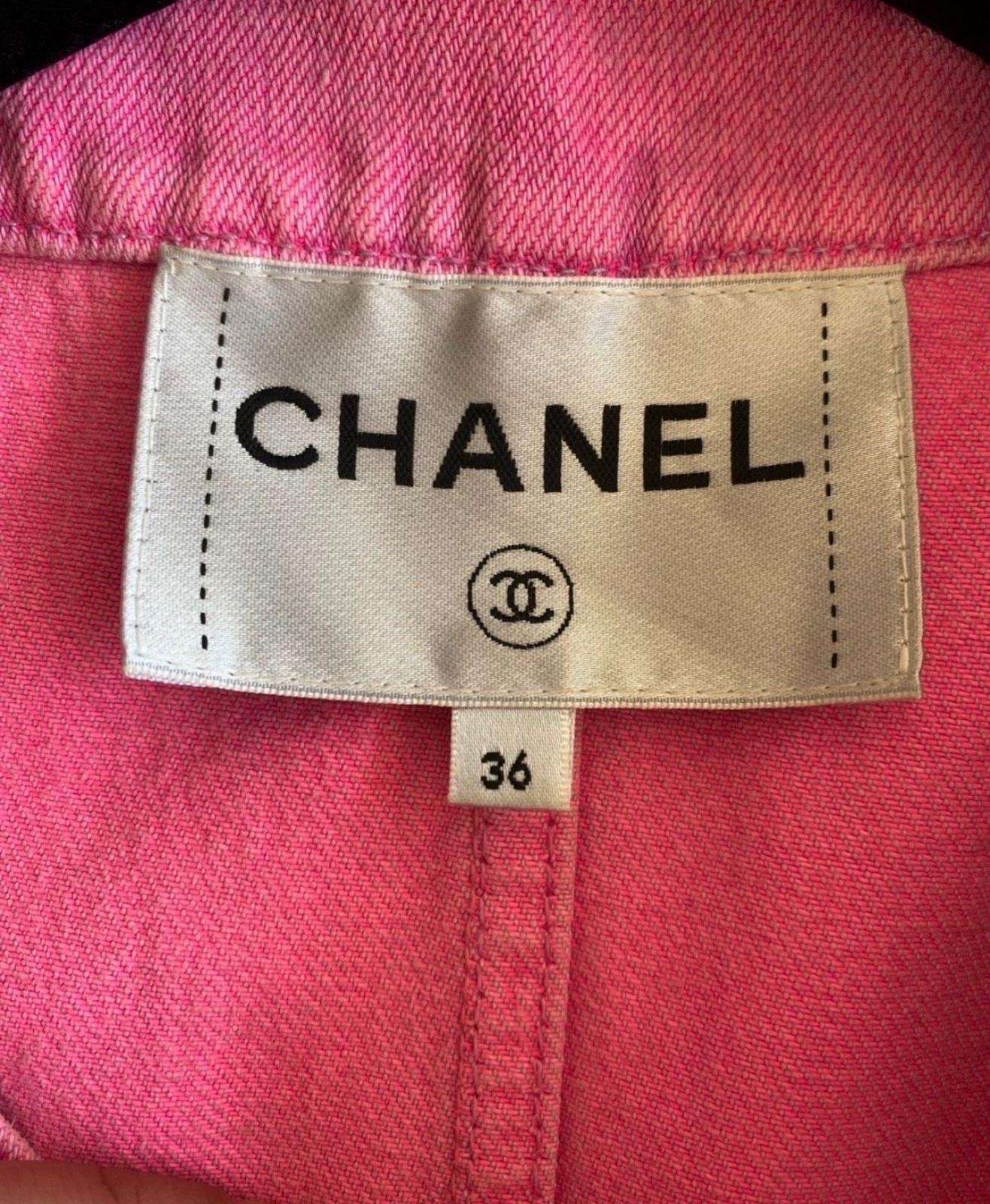 Chanel riflová bunda