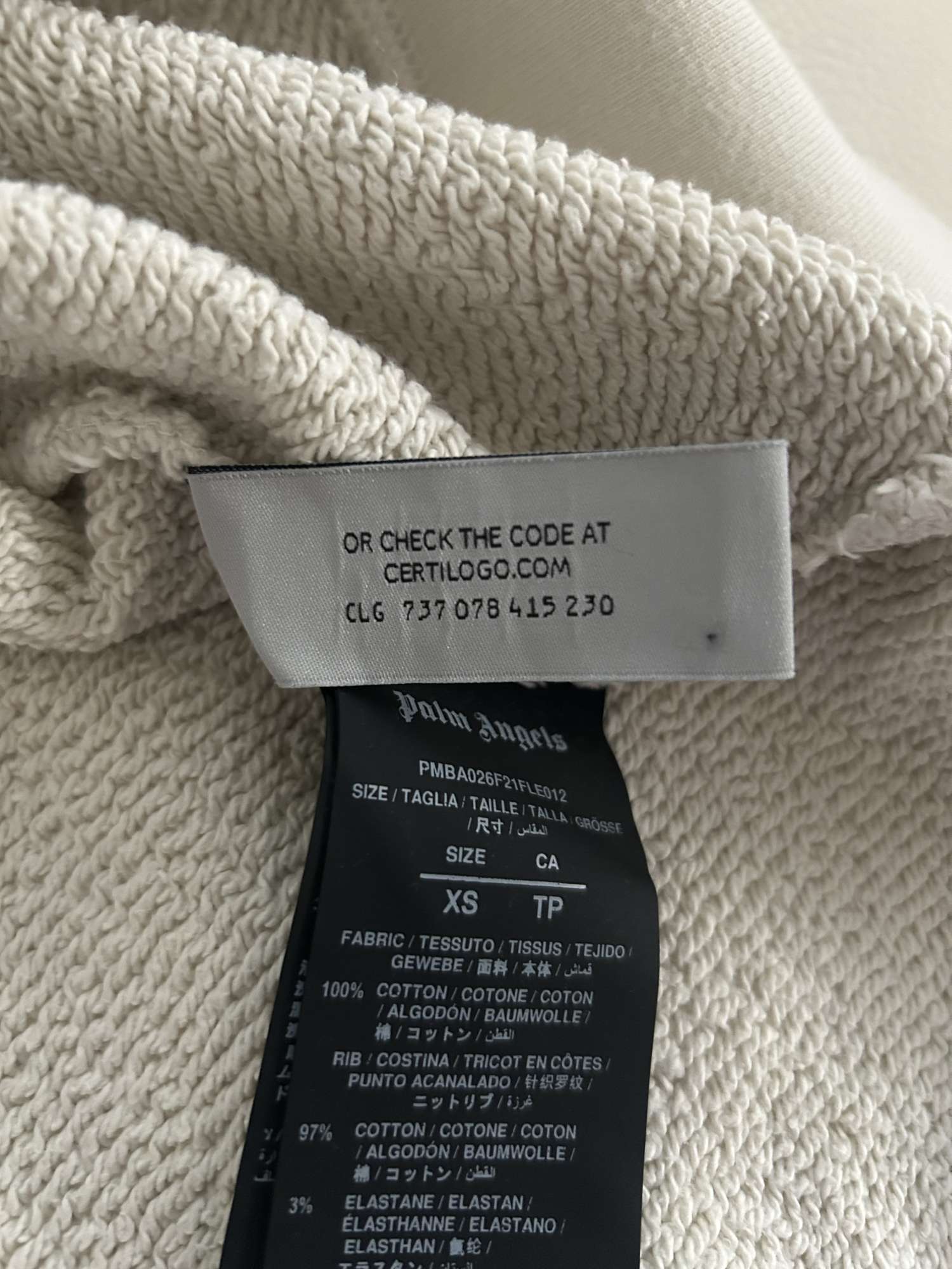 Mikina veľk. XS oversize