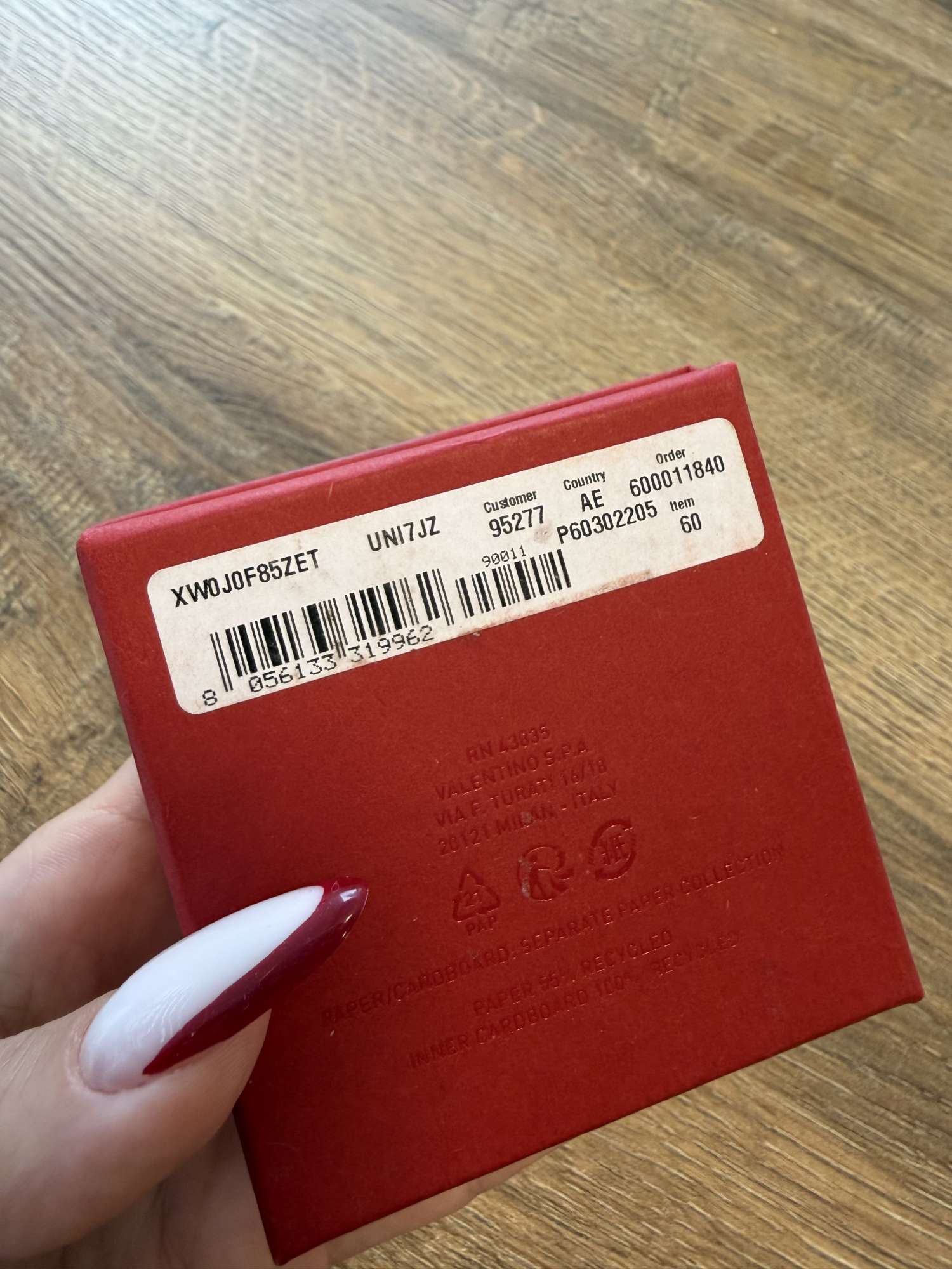 Valentino náušnice