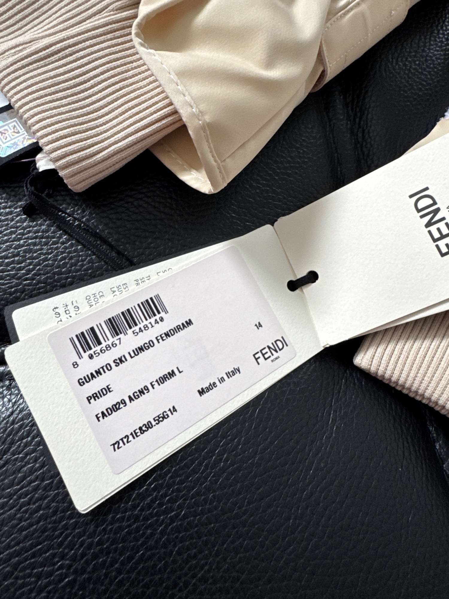 Fendi dámske lyžiarske rukavice