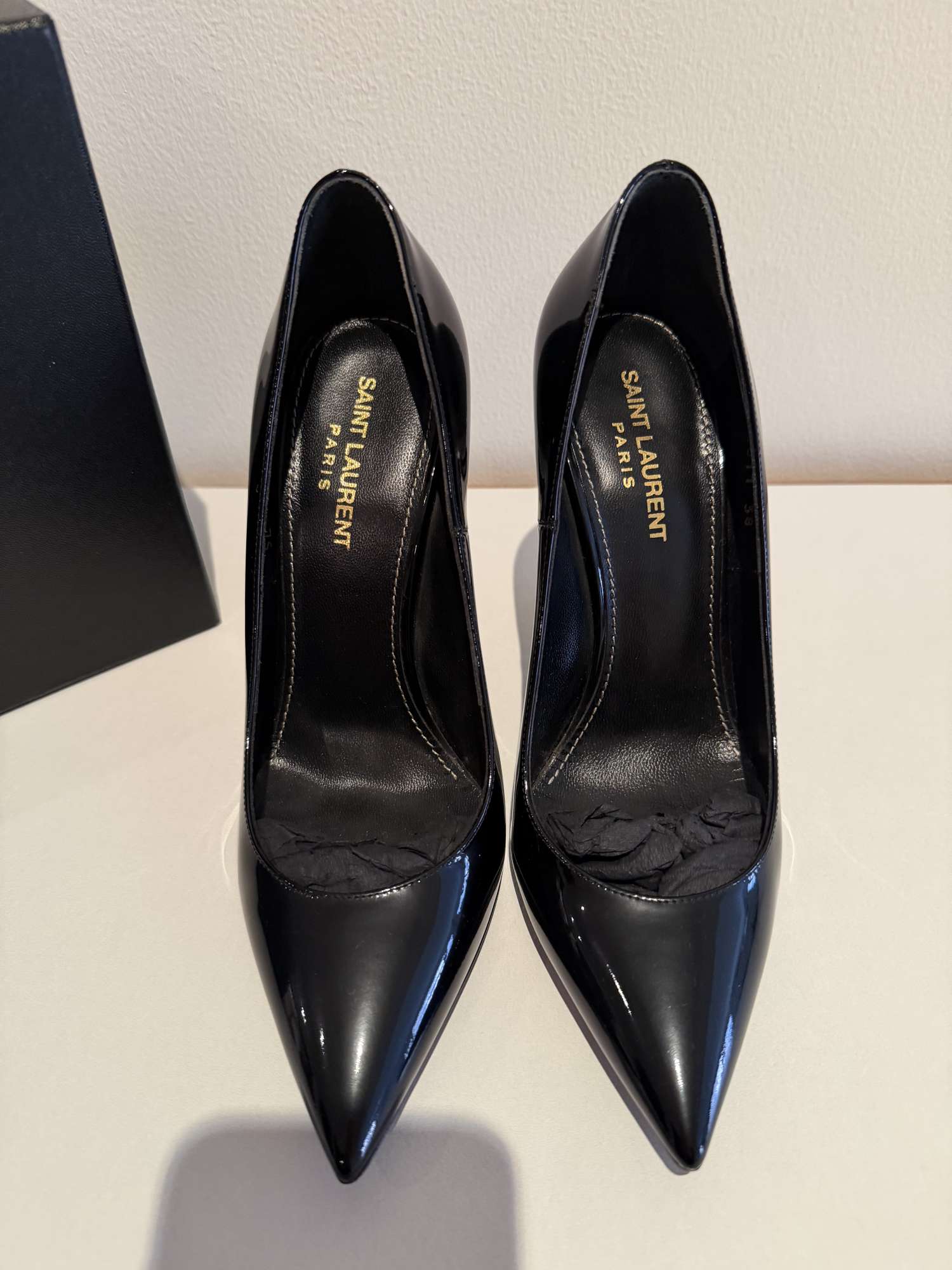 Saint Laurent Opyum patent leather pumps 110mm