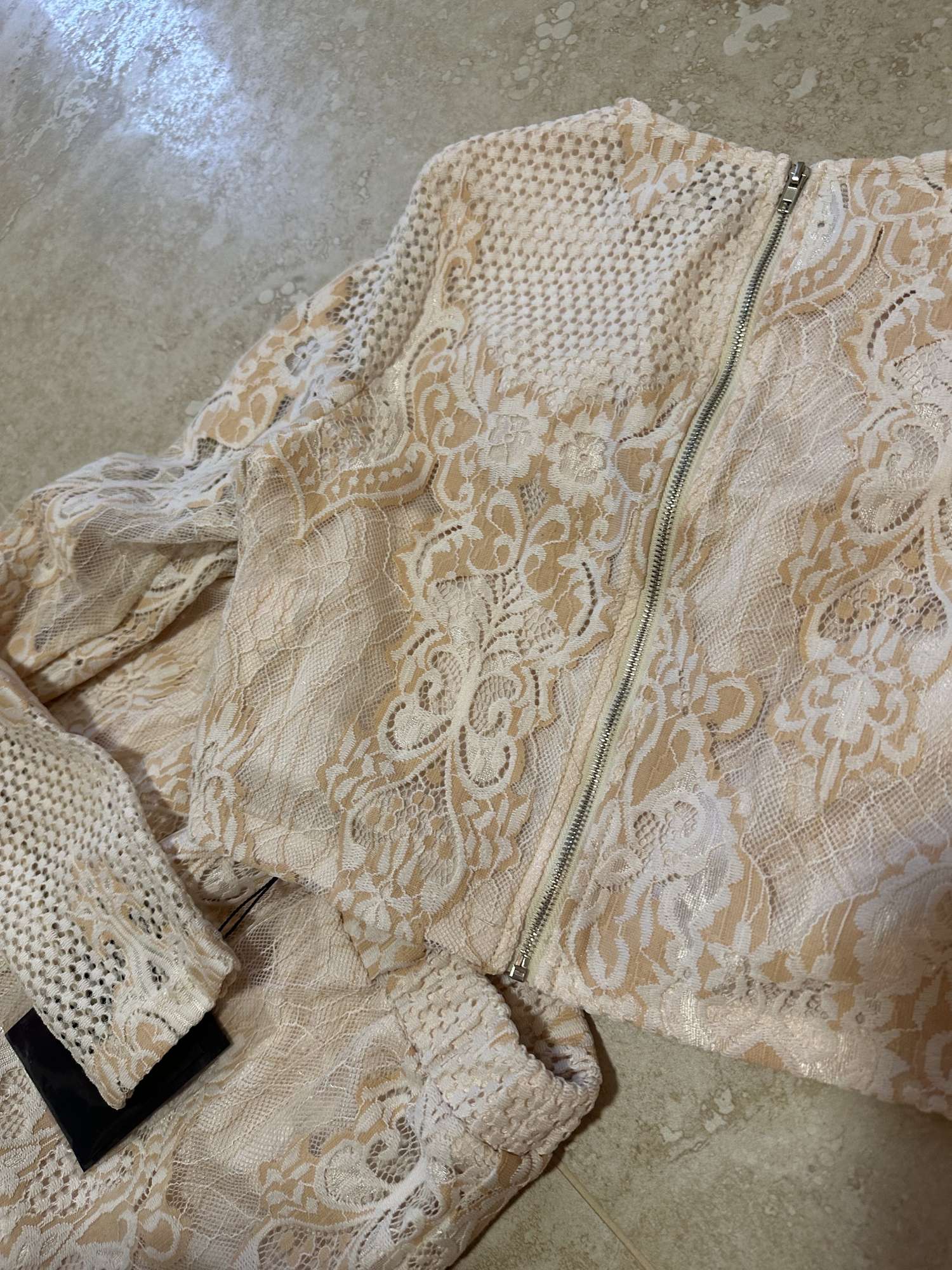 Luxusny cipkovany set Peace +love