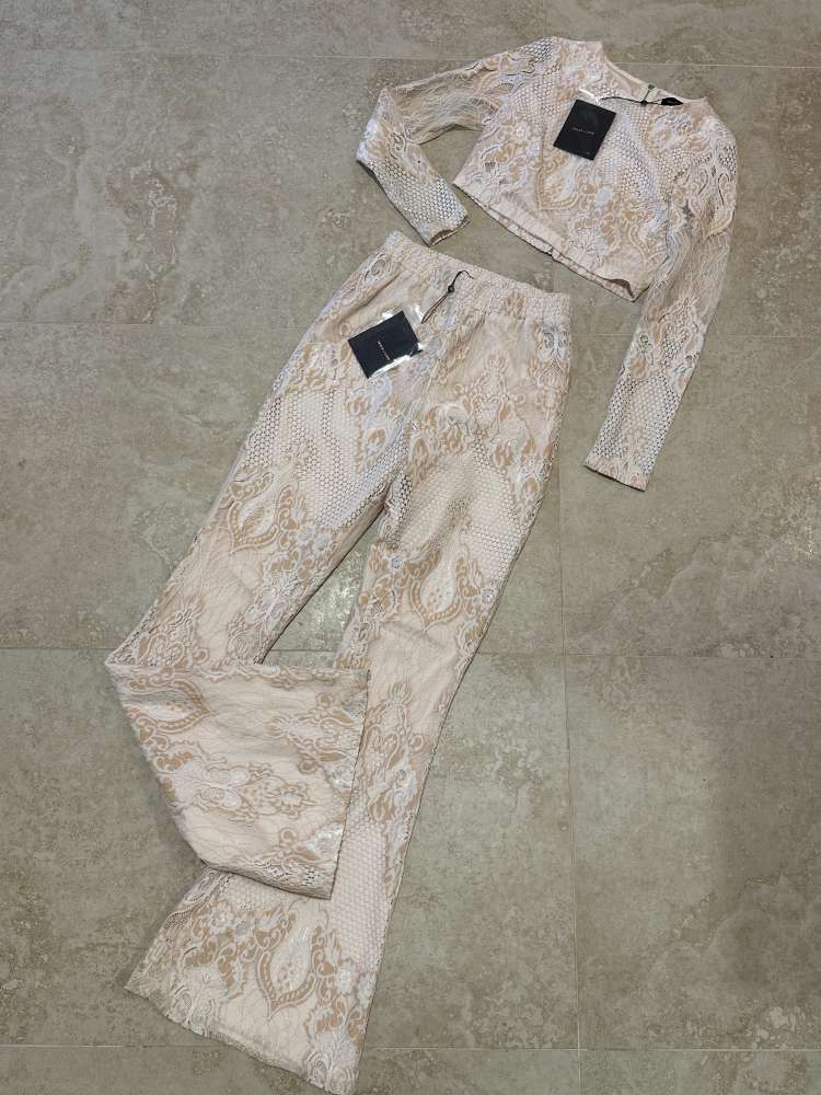 Luxusny cipkovany set Peace +love