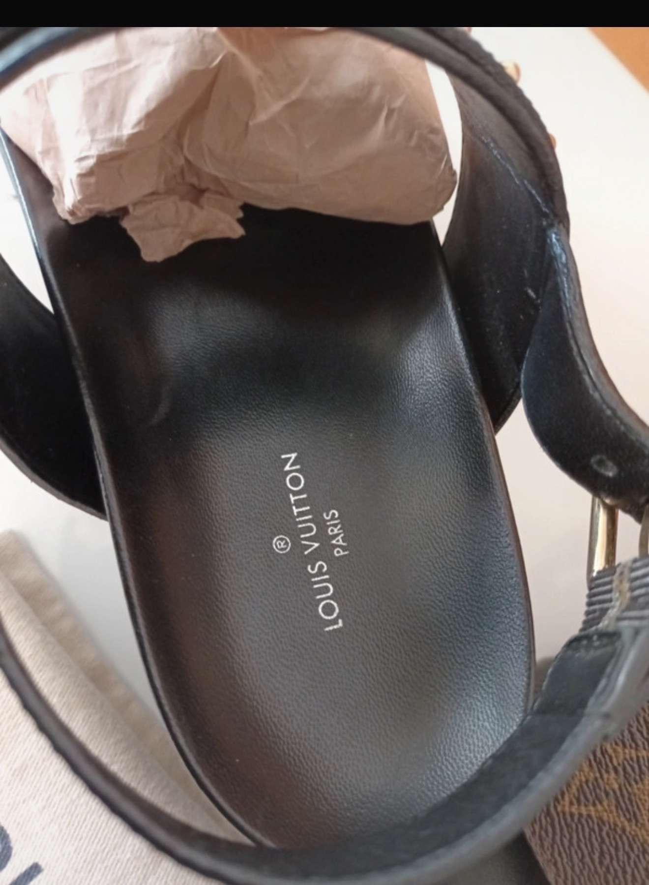 Louis Vuitton sandalky