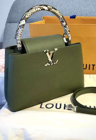 https://vipluxury.sk/Louis Vuitton Capucines MM taška s ručkou z pytóna