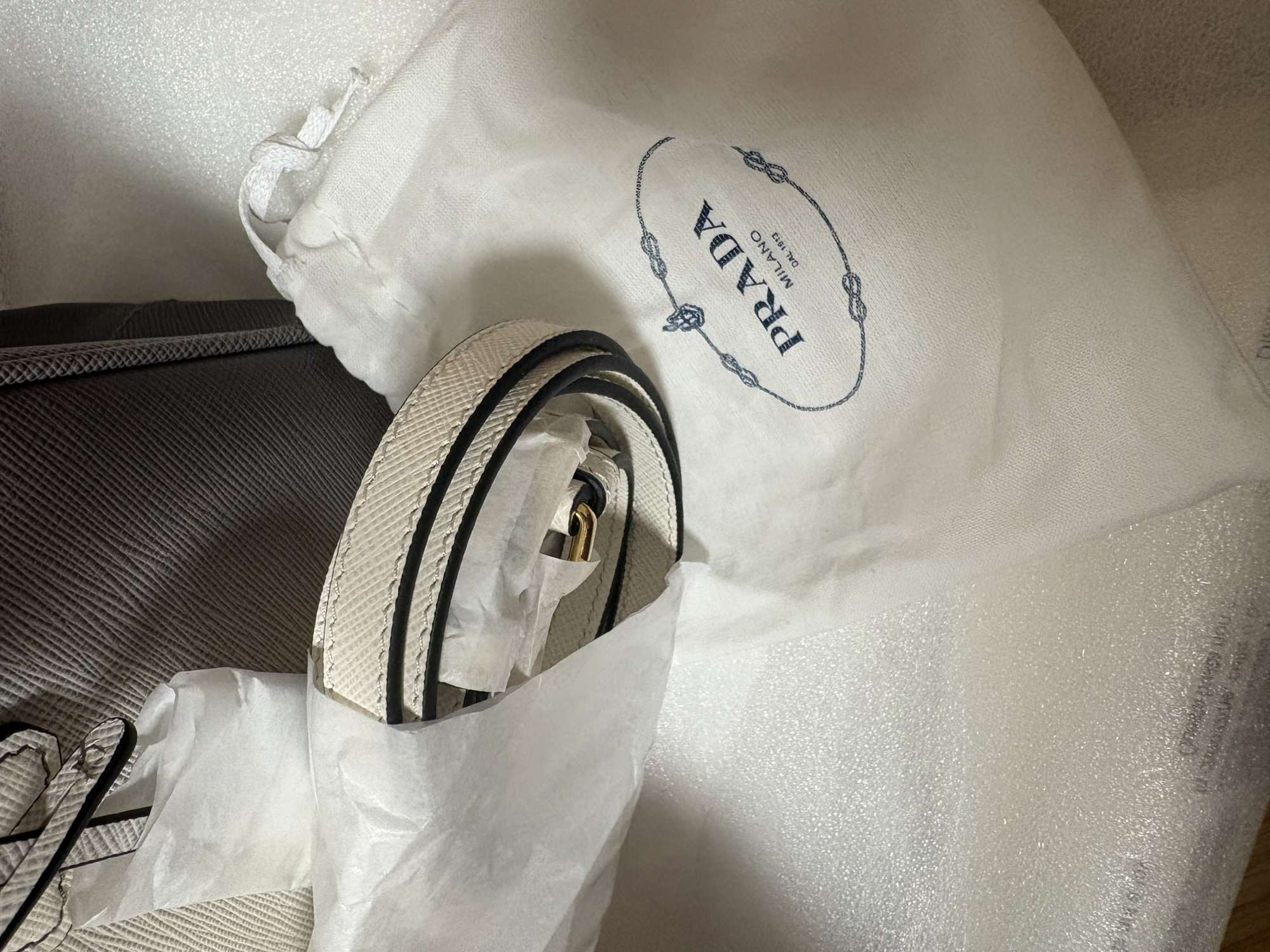 PRADA Galleria Saffiano Lux Ombre Small Double Zip