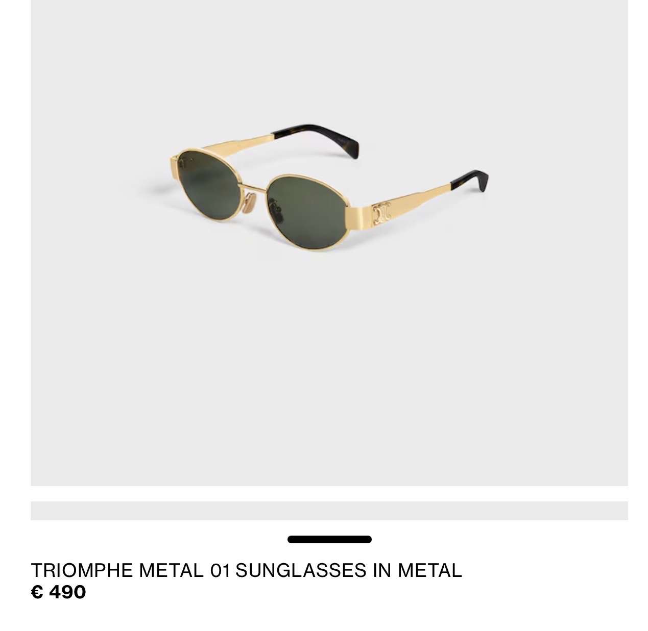 Celine triomphe slnečné okuliare