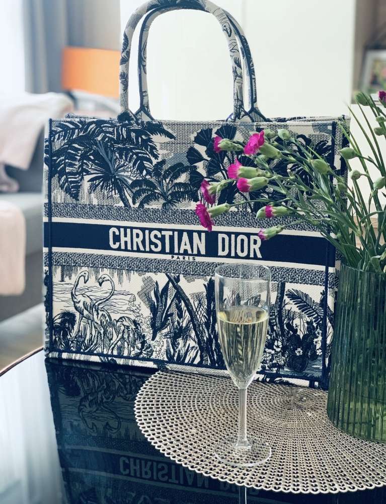 Dior large book tote