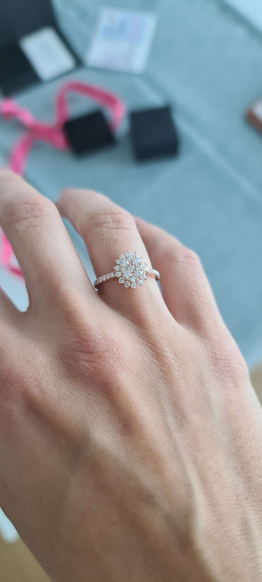 ALO Diamonds briliantový prsteň rosegold
