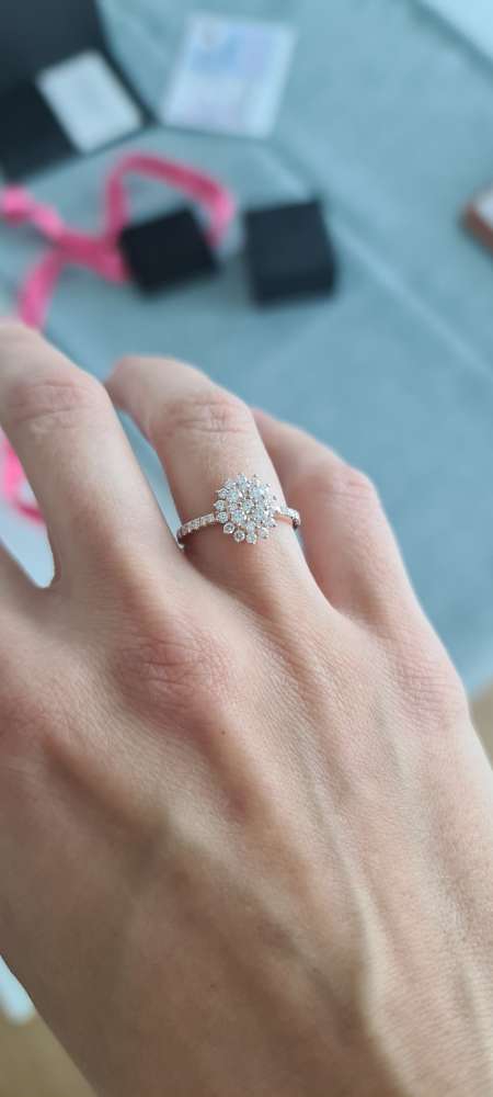 ALO Diamonds briliantový prsteň rosegold