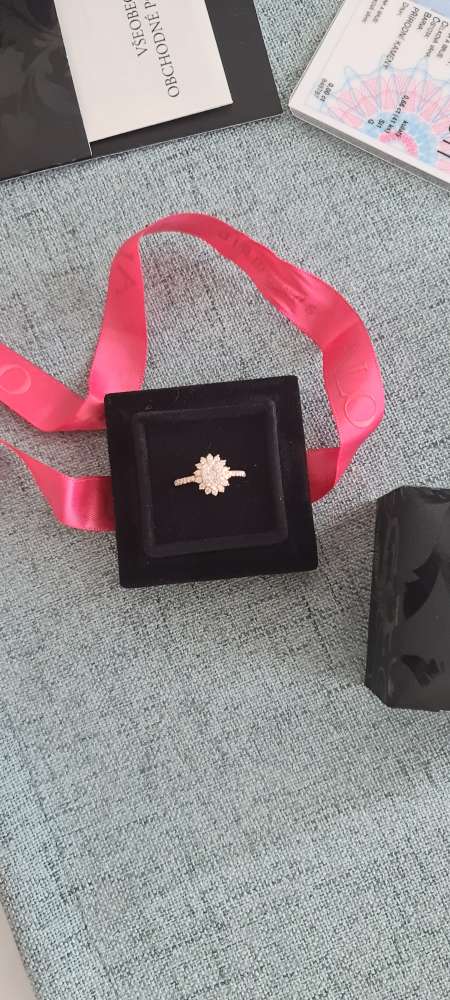 ALO Diamonds briliantový prsteň rosegold