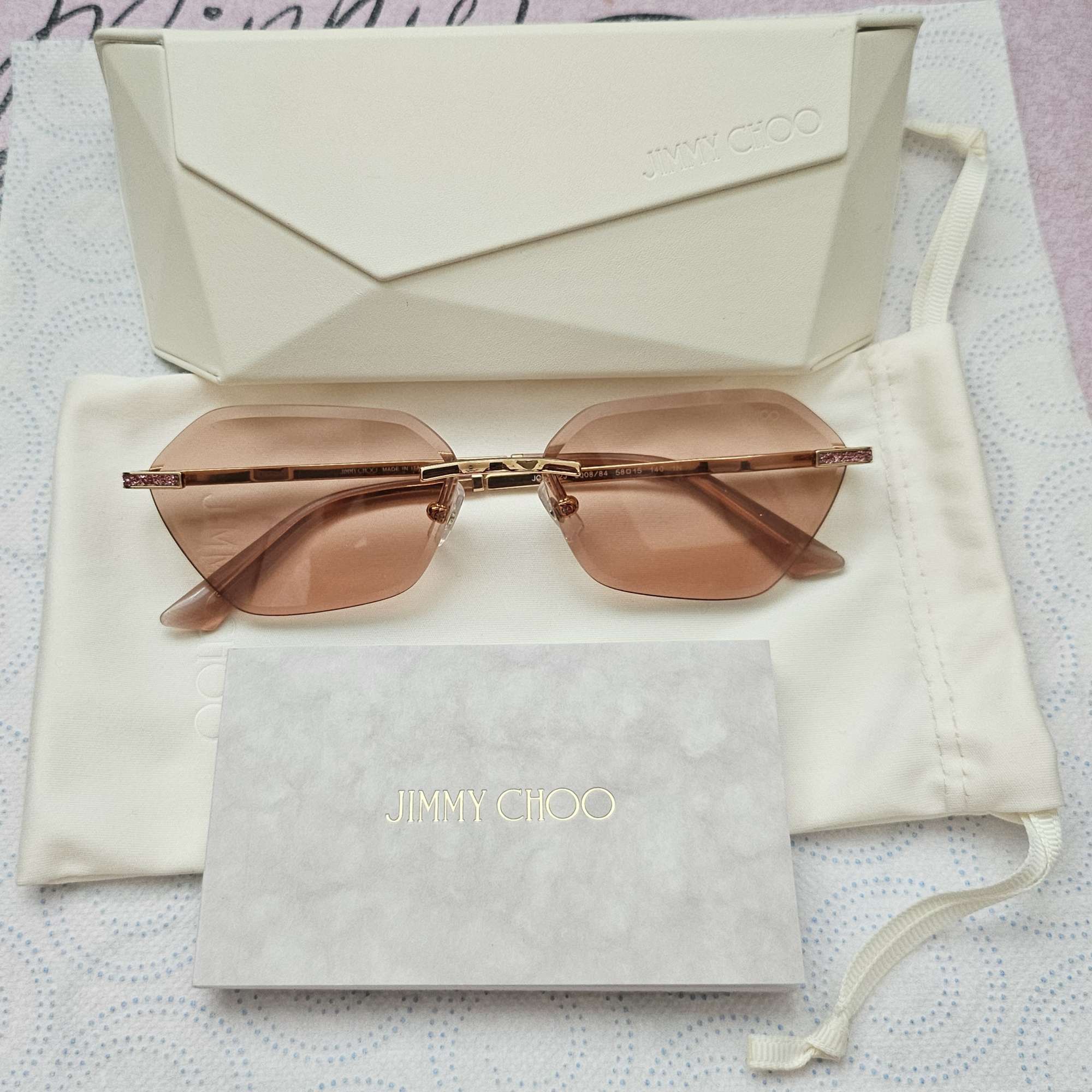 Jimmy Choo slnečné okuliare ABBY.