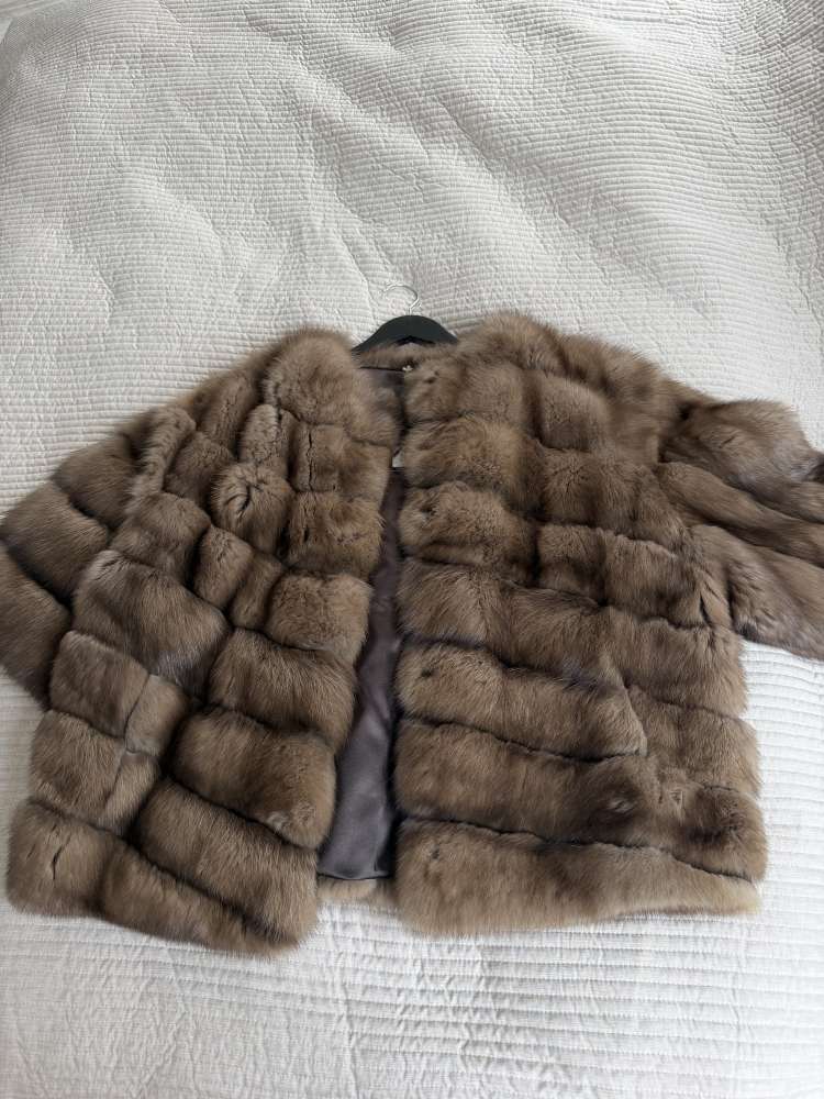 MANZARI Russian Sable luxusný kožuch zo soboľa