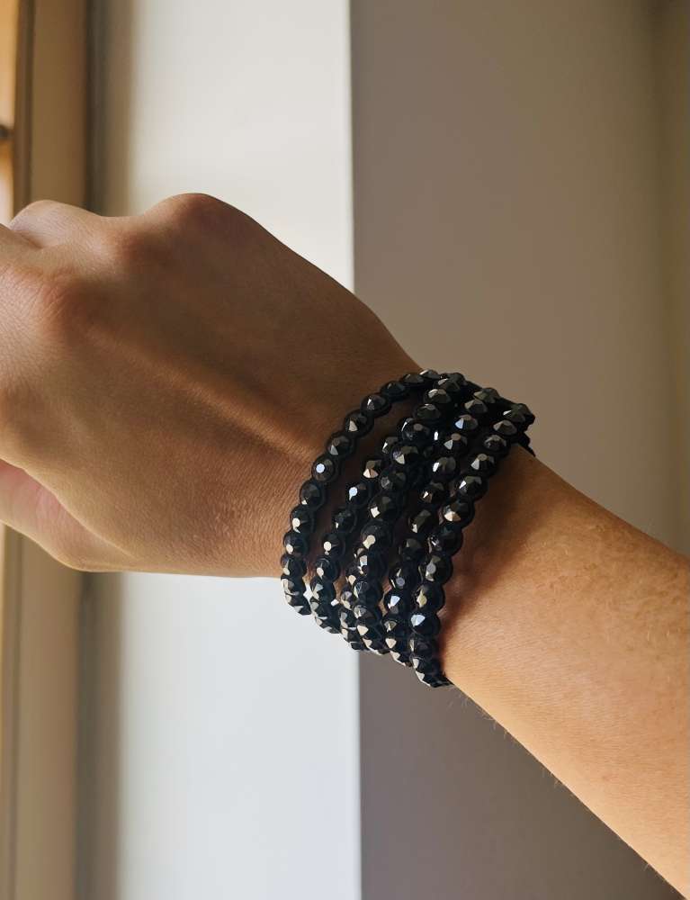 Swarovski choker/náramok čierny