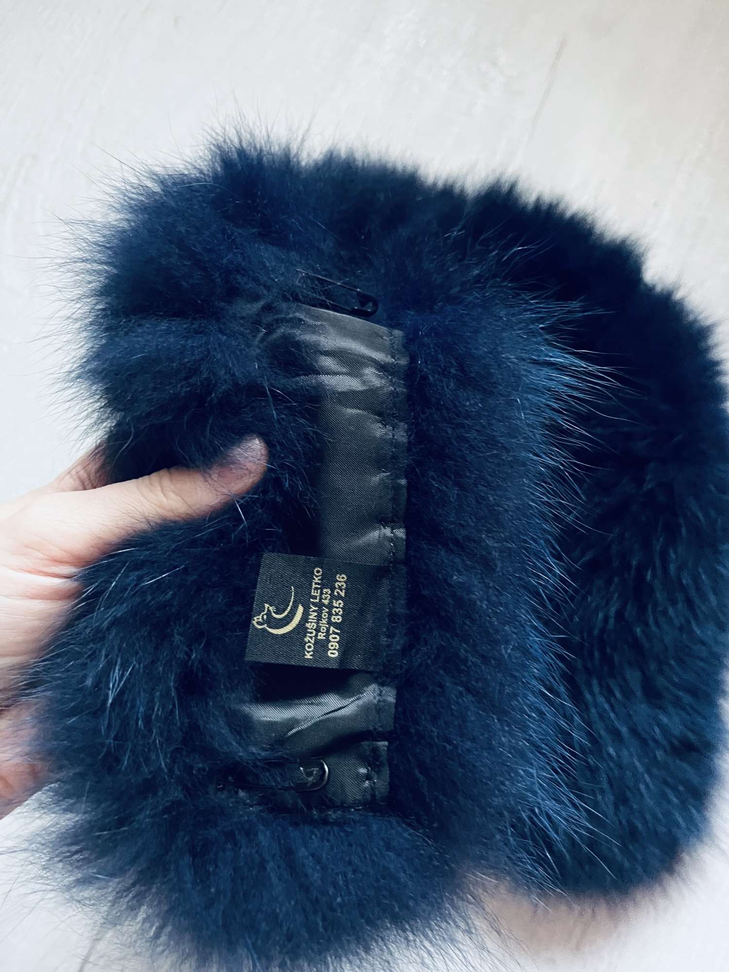 Pravá kožušina šál - okolo krku, na kapucňu, kabát