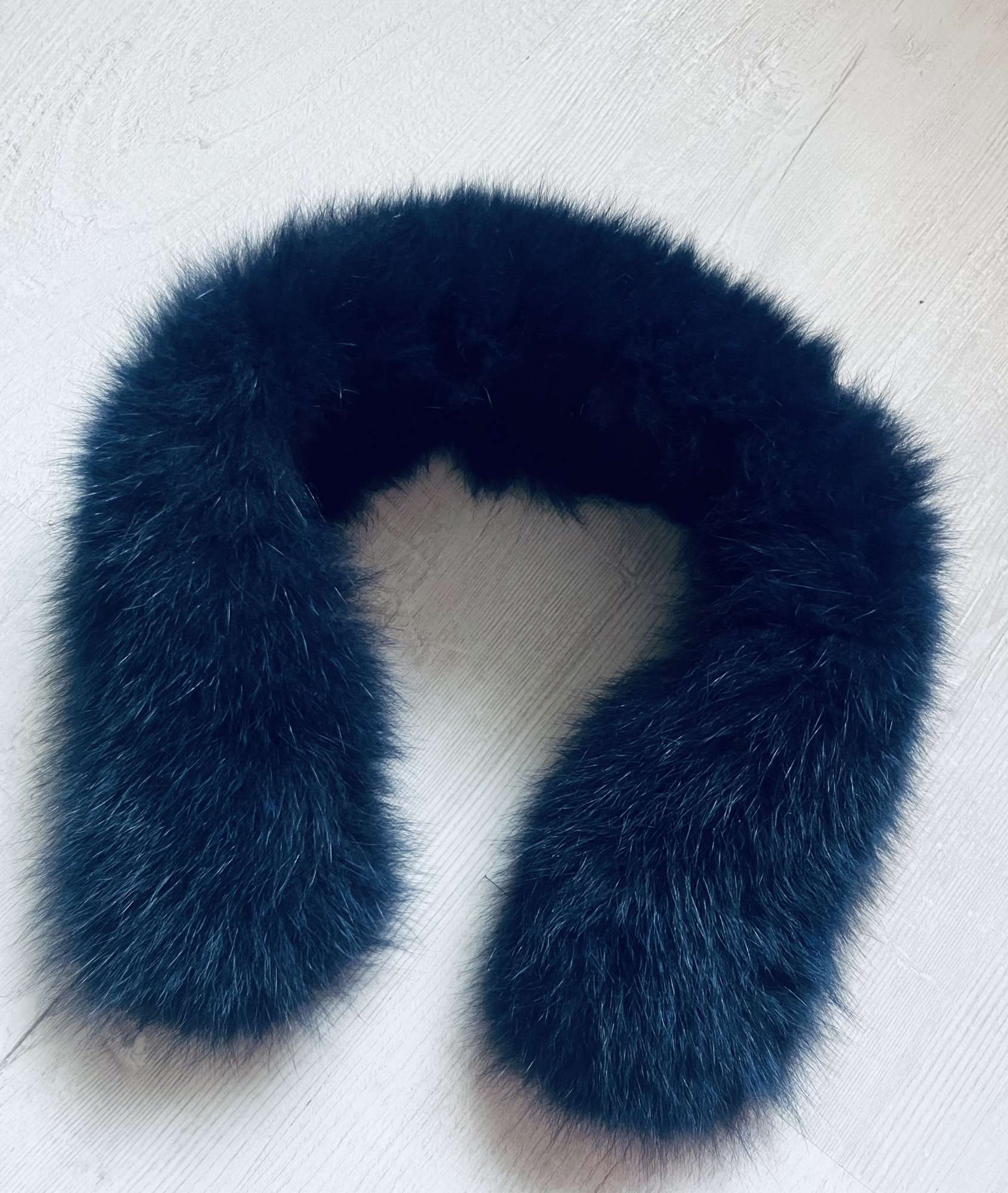 Pravá kožušina šál - okolo krku, na kapucňu, kabát