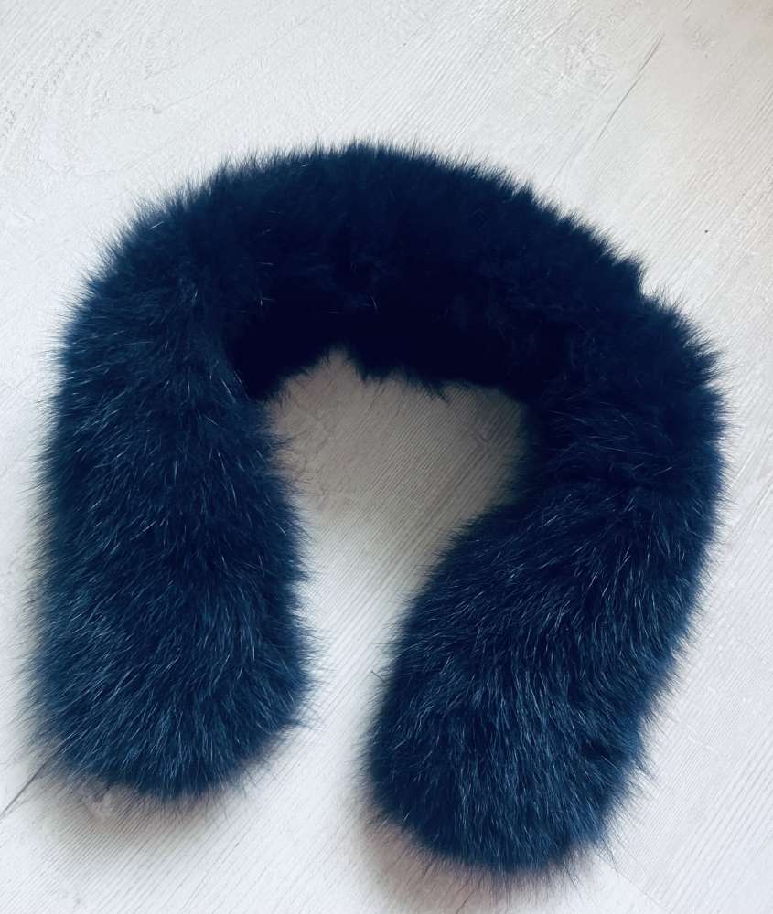 Pravá kožušina šál - okolo krku, na kapucňu, kabát