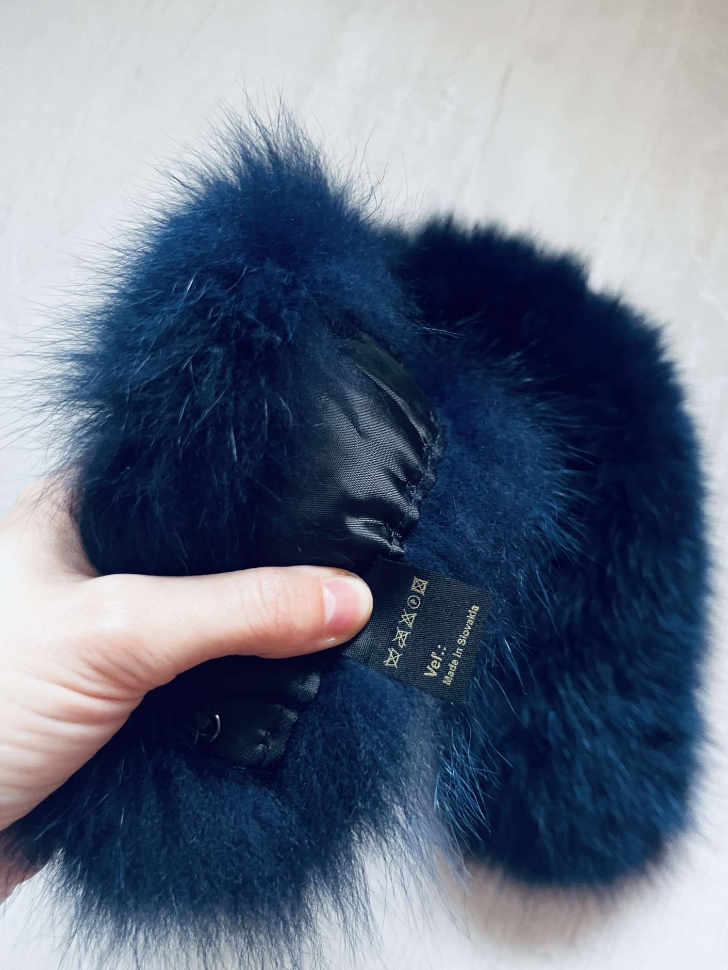 Pravá kožušina šál - okolo krku, na kapucňu, kabát