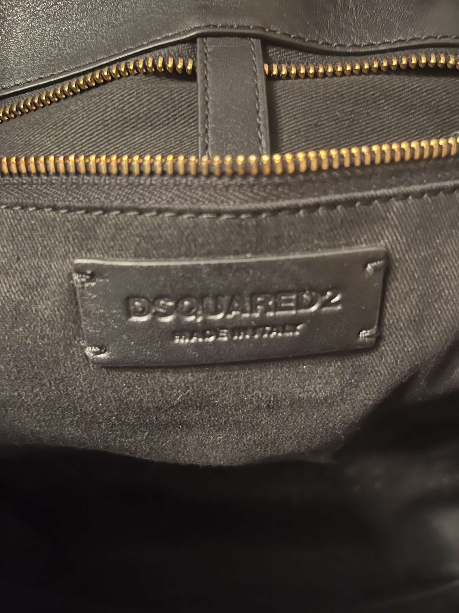 Dsquared tote shopper leather bag