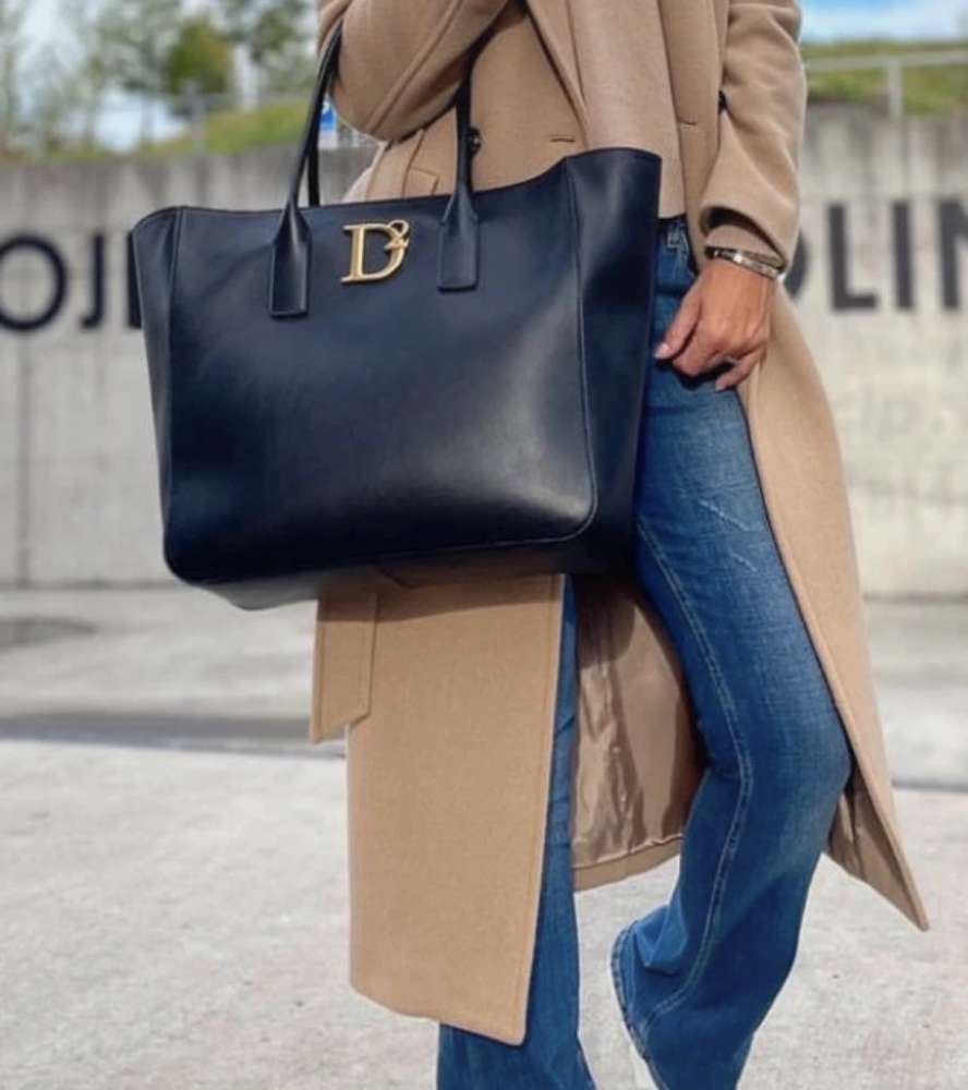 Dsquared tote shopper leather bag