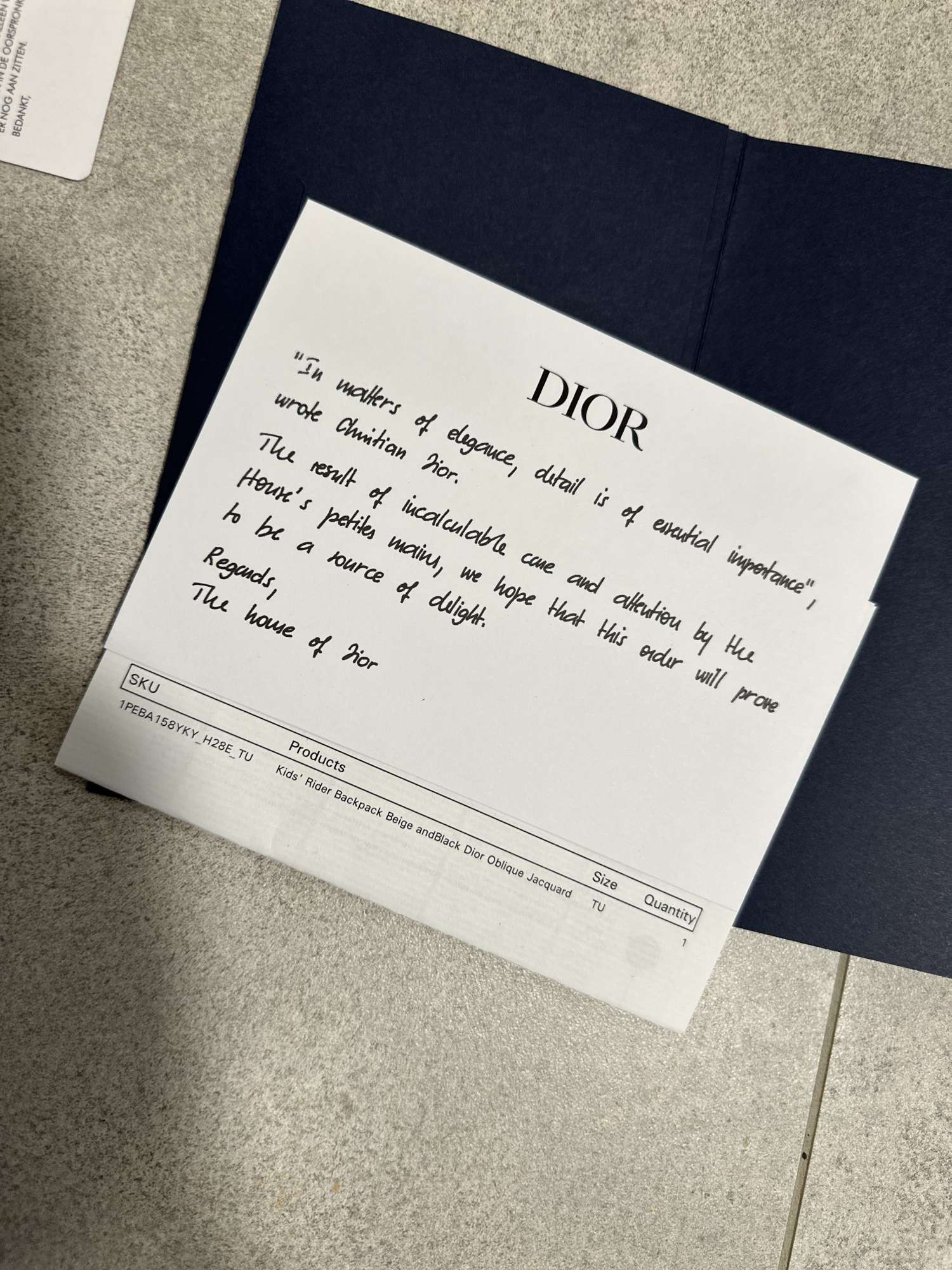 Dior Rider backpack novy