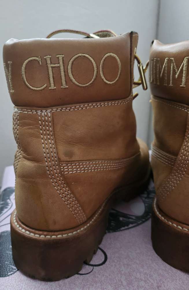 Jimmy Choo x Timberland boots.