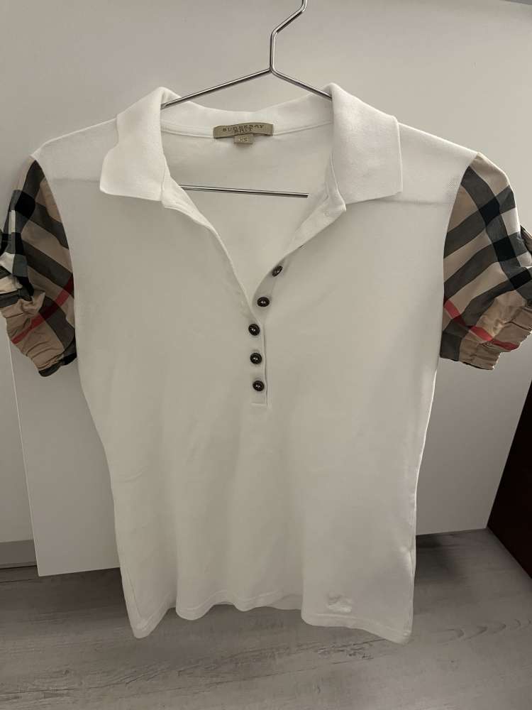 Burberry biela polokošeľa XS