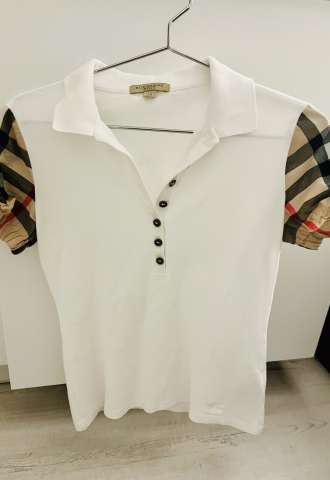 https://vipluxury.sk/Burberry biela polokošeľa XS