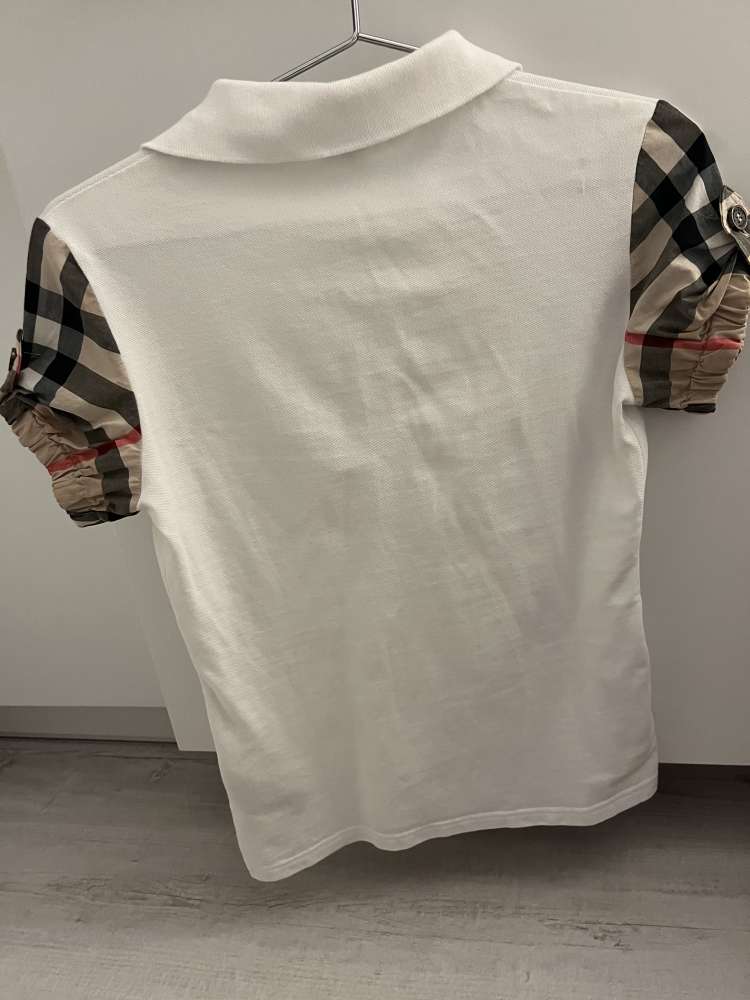 Burberry biela polokošeľa XS