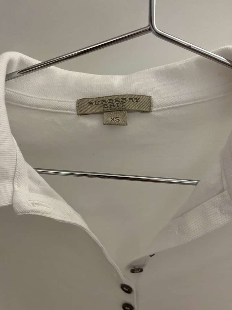 Burberry biela polokošeľa XS