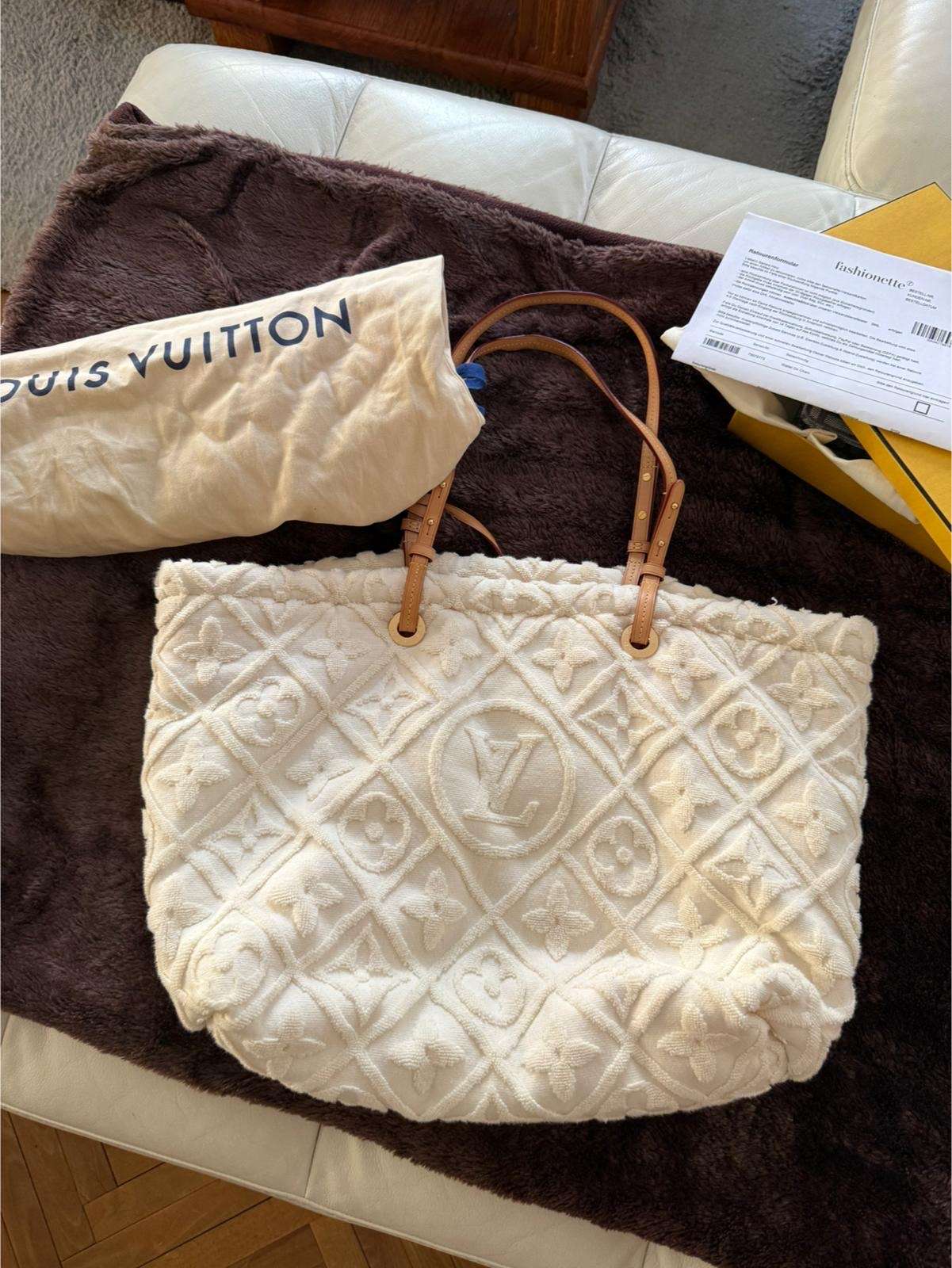 Louis Vuitton plažová taška